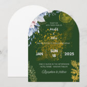 結婚式の招待状カード 招待状 (正面/裏面)