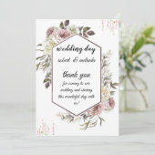 結婚式の招待状カード 招待状 (スタンド正面)