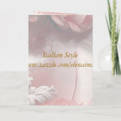 結婚式の招待状カード 招待状 (裏面)