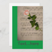 結婚式の招待状テンプレート 招待状 (正面/裏面)