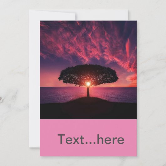 結婚式の招待状テンプレート 招待状 (正面)