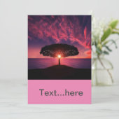 結婚式の招待状テンプレート 招待状 (スタンド正面)