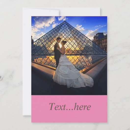 結婚式の招待状テンプレート 招待状 (正面)