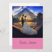 結婚式の招待状テンプレート 招待状 (正面/裏面)