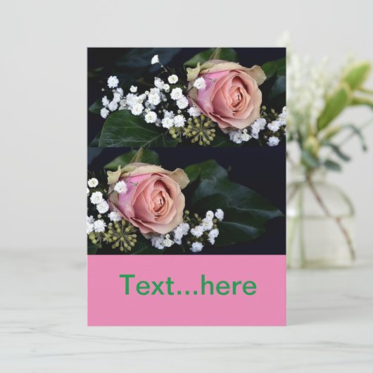 結婚式の招待状テンプレート 招待状 (スタンド正面)