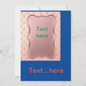 結婚式の招待状テンプレート 招待状 (正面)