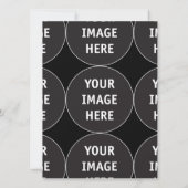 結婚式の招待状テンプレート 招待状 (裏面)