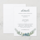 結婚式の招待状同封物 招待状 (正面/裏面)