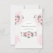 結婚式の招待状 (正面)