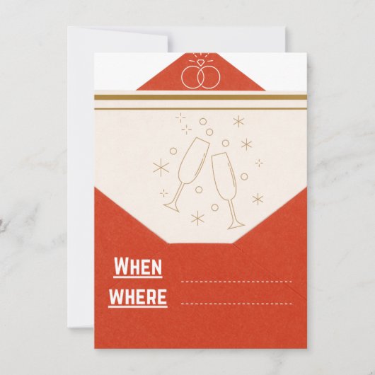 結婚式の招待状 (正面)