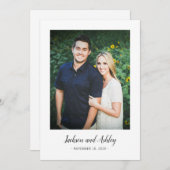 結婚式の招待状 | (正面/裏面)