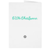 結婚式の招待状 (裏面)