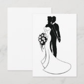 結婚式の招待状 (正面/裏面)