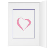 結婚式の招待状 (内側 (左))