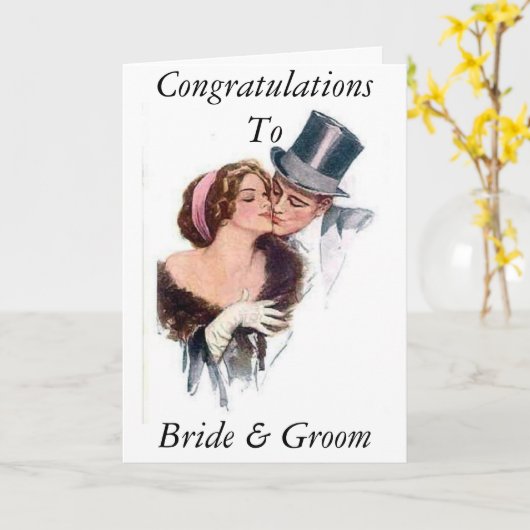 結婚式の招待状5 カード (黄色い花)