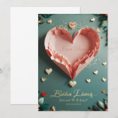 結婚式の招待状 & お知らせのデザイン 招待状 (正面/裏面)