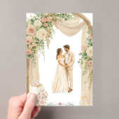 結婚式の招待状  アクリル招待状 (インサイチュ (ポータブル))