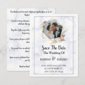 結婚式の招待状 エンクロージャーカード (正面/裏面)