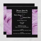 結婚式の招待状 - カスタマイズ可能 招待状 (正面/裏面)