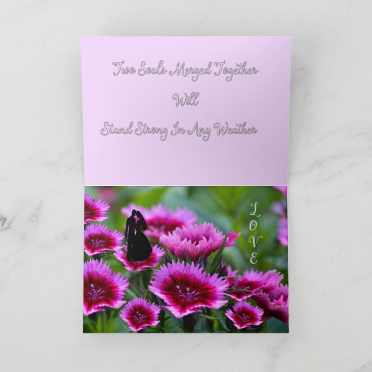 結婚式の招待状 カード (内部)