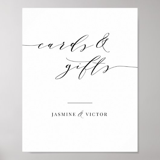 結婚式の招待状&ギフトテーブルペーパー ポスターサイン J102 ポスター (正面)