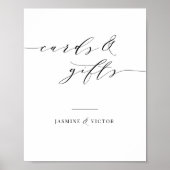 結婚式の招待状＆ギフトテーブルペーパー ポスター サイン J102 (正面)