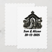 結婚式の招待状 シーズンカード (正面/裏面)