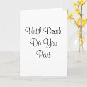 結婚式の招待状-ゾンビ カード (黄色い花)