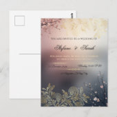 結婚式の招待状 ポストカード (正面/裏面)