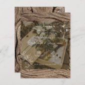 結婚式の招待状 ポストカード (正面/裏面)