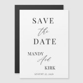 結婚式の招待状 事前通知 Save the Date (正面/裏面)