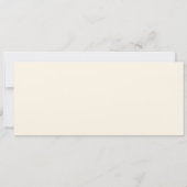 結婚式の招待状 保存 日程予告 招待状 (裏面)