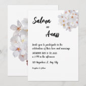 結婚式の招待状 招待状 (正面/裏面)