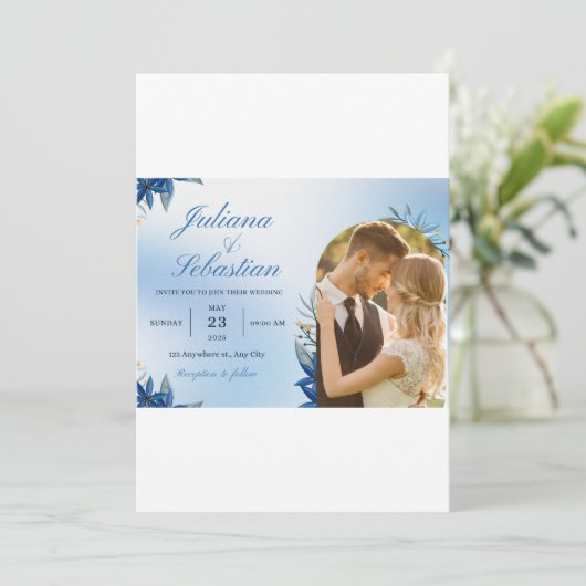 結婚式の招待状 招待状 (スタンド正面)