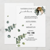 結婚式の招待状 招待状 (正面/裏面)