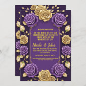 結婚式の招待状 招待状 (正面/裏面)