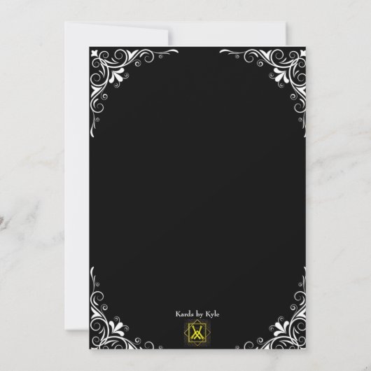 結婚式の招待状 招待状 (裏面)