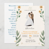結婚式の招待状 招待状 (正面/裏面)