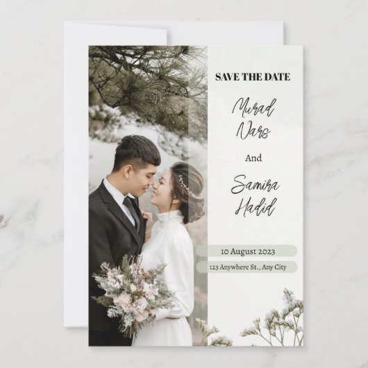 結婚式の招待状 招待状 (正面)