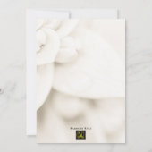 結婚式の招待状 招待状 (裏面)