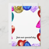 結婚式の招待状 招待状 (裏面)