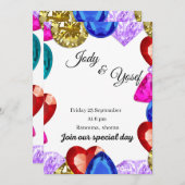 結婚式の招待状 招待状 (正面/裏面)