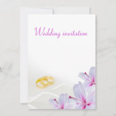 結婚式の招待状 招待状 (正面)