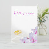 結婚式の招待状 招待状 (スタンド正面)