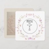 結婚式の招待状 招待状 (正面/裏面)