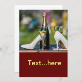 結婚式の招待状 招待状 (正面/裏面)