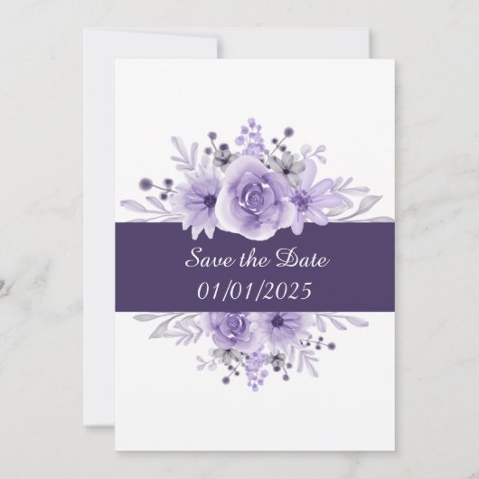 結婚式の招待状 招待状 (裏面)