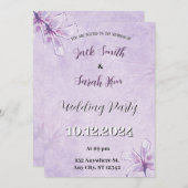 結婚式の招待状 招待状 (正面/裏面)