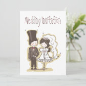 結婚式の招待状 招待状 (スタンド正面)