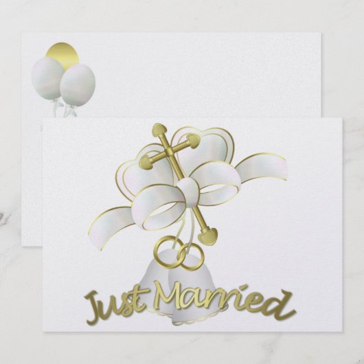 結婚式の招待状 招待状 (正面/裏面)